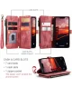 CaseMe C30 Apple iPhone 15 Hoesje Pasjeshouder Book Case Rood