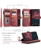 CaseMe C30 Samsung Galaxy A14 5G Hoesje Pasjeshouder Book Case Rood