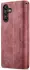 CaseMe C30 Samsung Galaxy A14 5G Hoesje Pasjeshouder Book Case Rood afbeelding 9