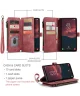 CaseMe C30 Samsung Galaxy A54 Hoesje Pasjeshouder Book Case Rood