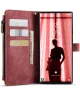 CaseMe C30 Samsung S23 Ultra Hoesje Pasjeshouder Book Case Rood