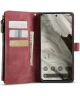 CaseMe C30 Google Pixel 8 Hoesje Pasjeshouder Book Case Rood