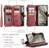CaseMe C30 Google Pixel 8 Hoesje Pasjeshouder Book Case Rood afbeelding 3