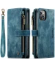 CaseMe C30 Apple iPhone 14 Hoesje Pasjeshouder Book Case Blauw