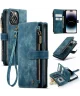 CaseMe C30 Apple iPhone 14 Pro Max Hoesje Pasjeshouder Book Case Blauw