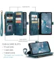 CaseMe C30 Samsung Galaxy A14 5G Hoesje Pasjeshouder Book Case Blauw