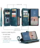 CaseMe C30 Samsung Galaxy S23 Hoesje Pasjeshouder Book Case Blauw