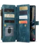 CaseMe C30 Samsung S23 Ultra Hoesje Pasjeshouder Book Case Blauw