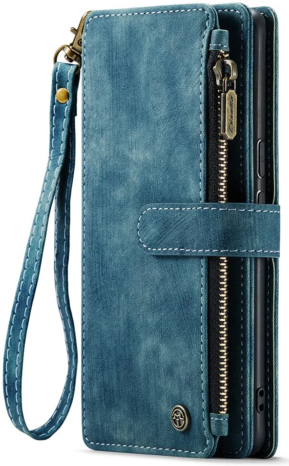 CaseMe C30 Google Pixel 8 Pro Hoesje Pasjeshouder Book Case Blauw afbeelding 13