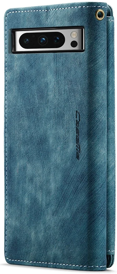 CaseMe C30 Google Pixel 8 Pro Hoesje Pasjeshouder Book Case Blauw afbeelding 14