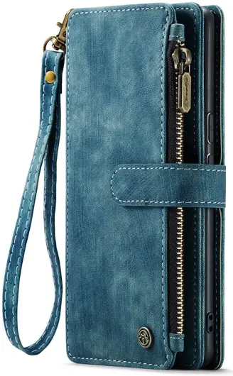 CaseMe C30 Google Pixel 8 Pro Hoesje Pasjeshouder Book Case Blauw afbeelding 13