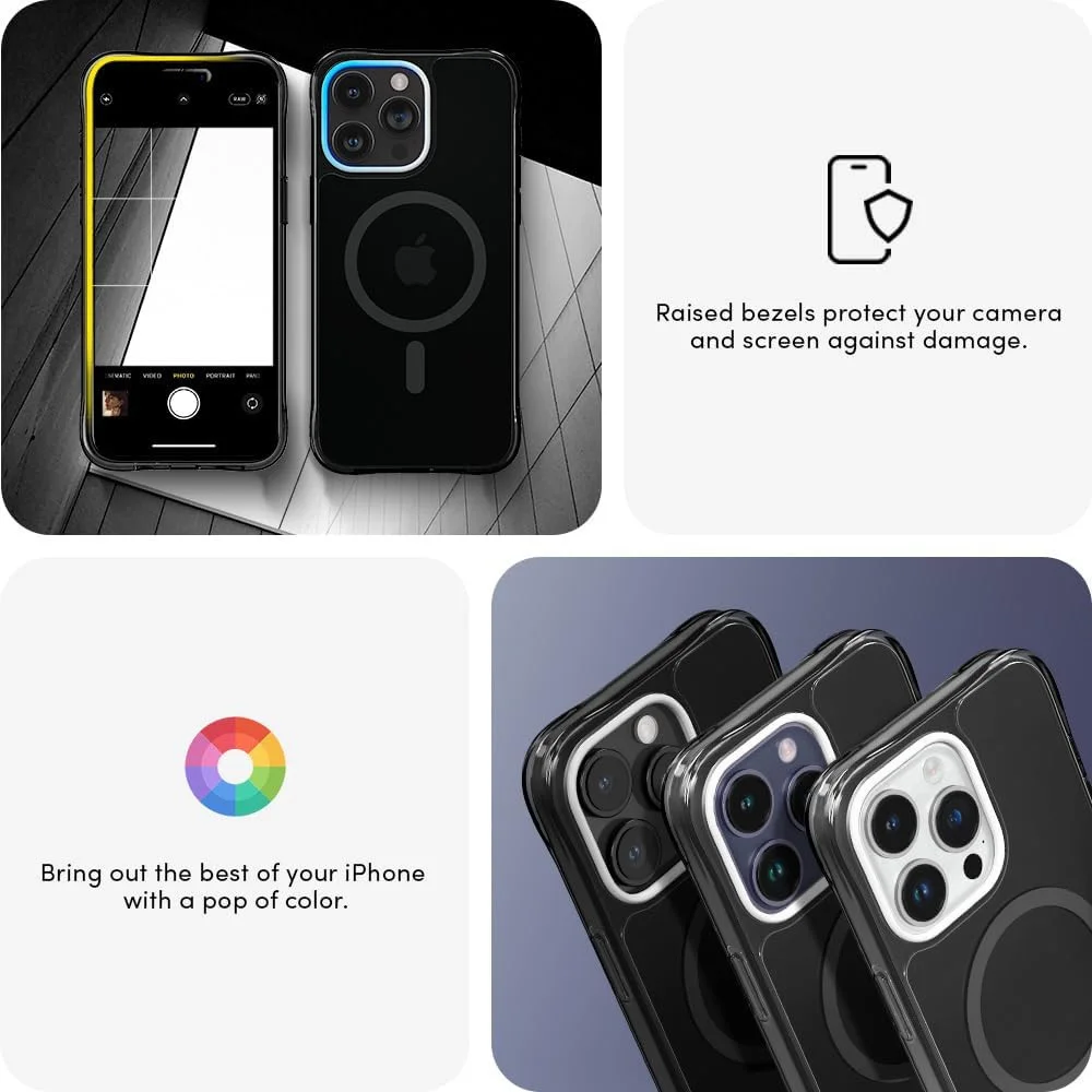 Spigen Cyrill Ultra Sheer Apple iPhone 15 Pro Max Hoesje MagSafe Zwart afbeelding 4