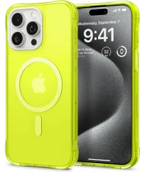Spigen Cyrill Ultra Sheer Apple iPhone 15 Pro Max Hoesje MagSafe Lime