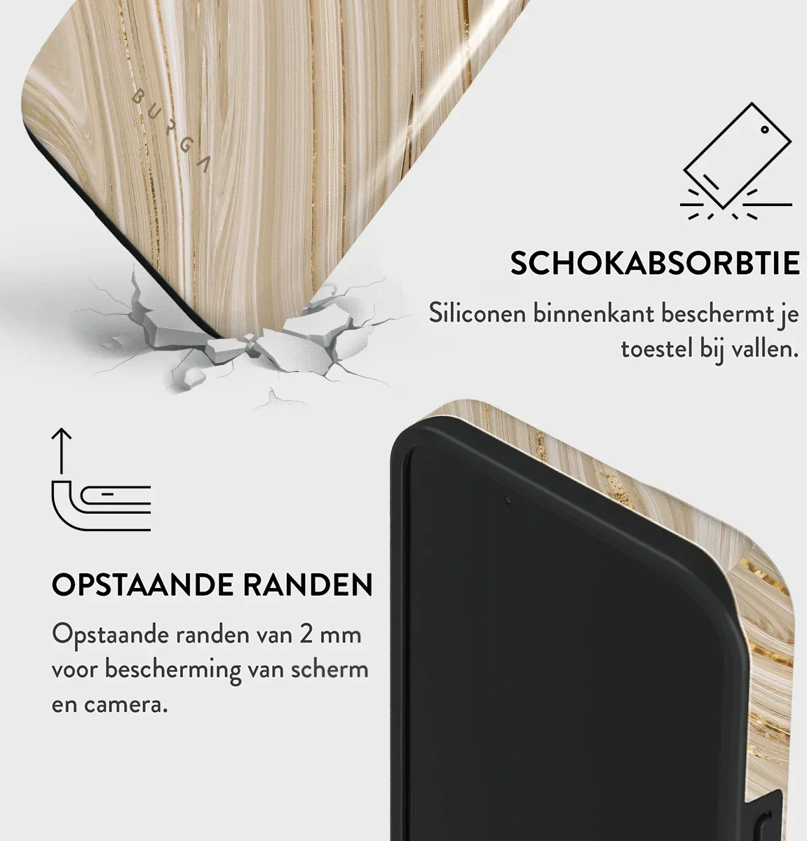 Burga Tough MagSafe Apple iPhone 15 Plus Hoesje Full Glam afbeelding 5