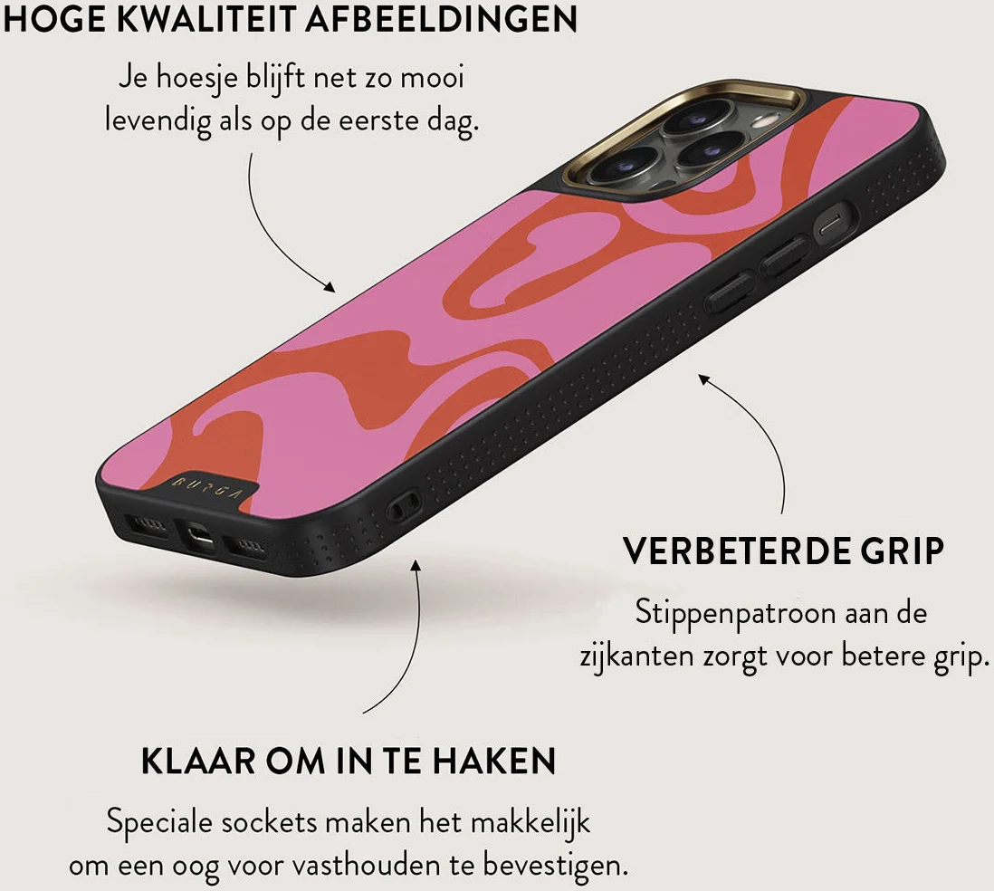 Burga Elite MagSafe Apple iPhone 15 Pro Max Hoesje Ride the Wave afbeelding 11