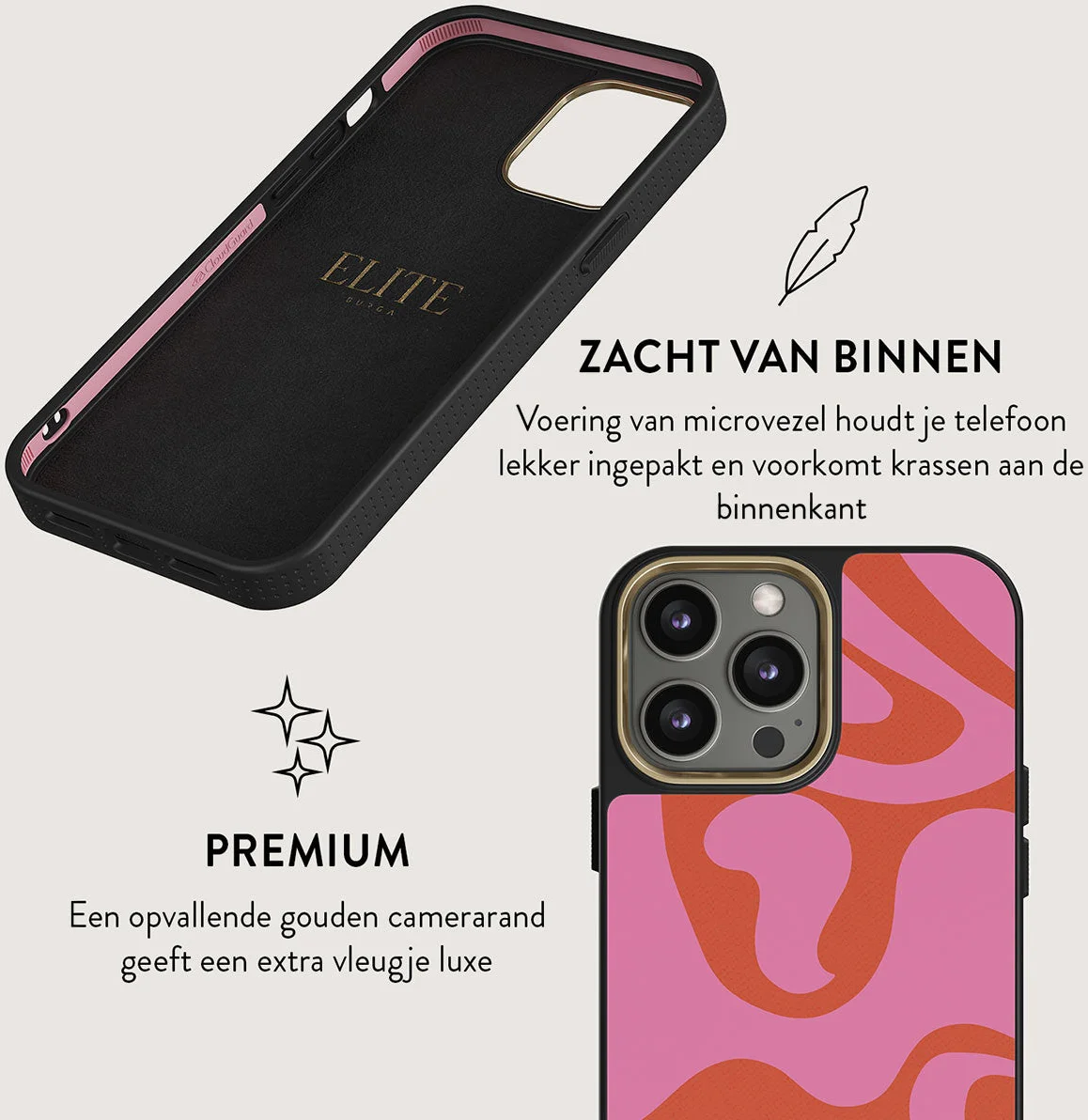 Burga Elite MagSafe Apple iPhone 15 Pro Max Hoesje Ride the Wave afbeelding 12