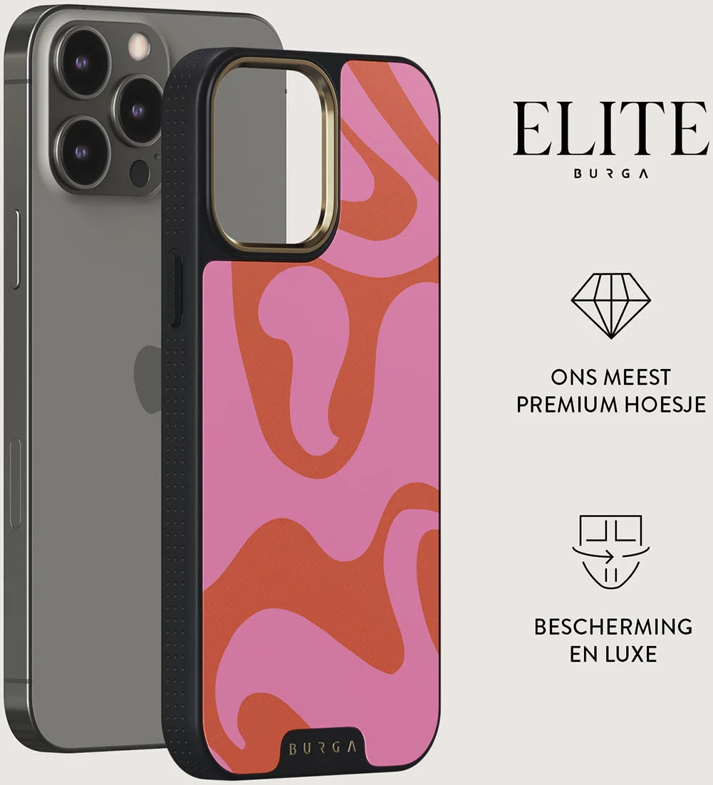 Burga Elite MagSafe Apple iPhone 15 Pro Max Hoesje Ride the Wave afbeelding 2