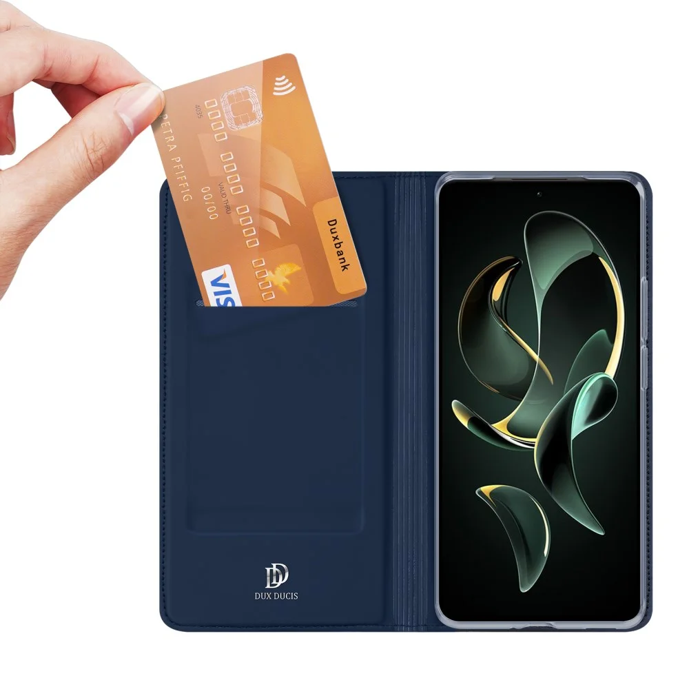 Dux Ducis Skin Pro Xiaomi 13T / 13T Pro Hoesje Portemonnee Blauw afbeelding 2