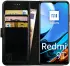 Rosso Element Xiaomi Redmi 9T Hoesje Book Case Wallet Zwart afbeelding 1