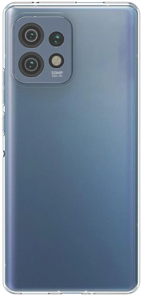 Motorola Edge 40 Neo Hoesje Dun TPU Back Cover Transparant afbeelding 2