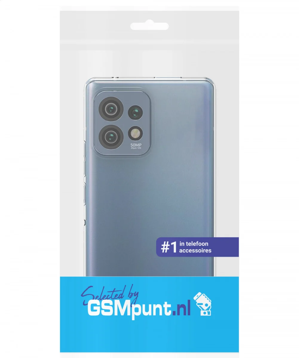 Motorola Edge 40 Neo Hoesje Dun TPU Back Cover Transparant afbeelding 5