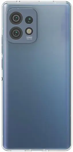 Motorola Edge 40 Neo Hoesje Dun TPU Back Cover Transparant afbeelding 2