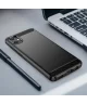 Samsung Galaxy A05 Hoesje Geborsteld TPU Flexibele Back Cover Zwart
