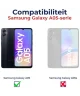 Samsung Galaxy A05 Hoesje Geborsteld TPU Flexibele Back Cover Zwart