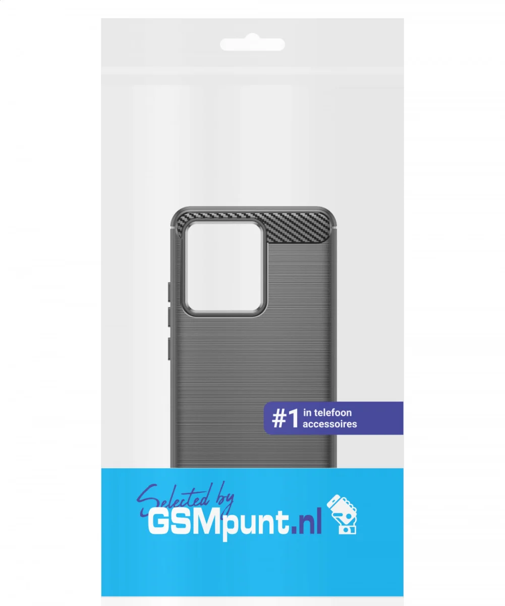 Motorola Edge 40 Neo Hoesje Geborsteld TPU Flexibele Back Cover Zwart afbeelding 9
