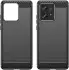Motorola Edge 40 Neo Hoesje Geborsteld TPU Flexibele Back Cover Zwart afbeelding 2