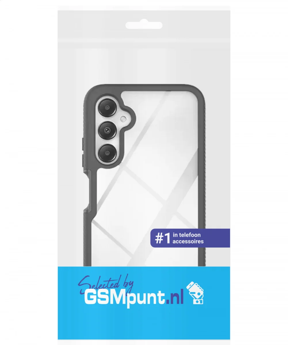 Samsung Galaxy A05s Hoesje Full Protect 360° Cover Hybride Blauw afbeelding 9