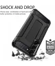 Samsung Galaxy S23 FE Hoesje Shock Proof Hybride Back Cover Blauw