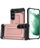 Samsung Galaxy A05S Hoesje Shock Proof Hybride Back Cover Roze