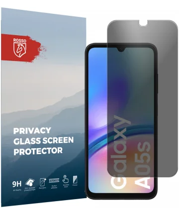 Rosso Samsung Galaxy A05s 9H Tempered Glass Screen Protector Privacy Screen Protectors