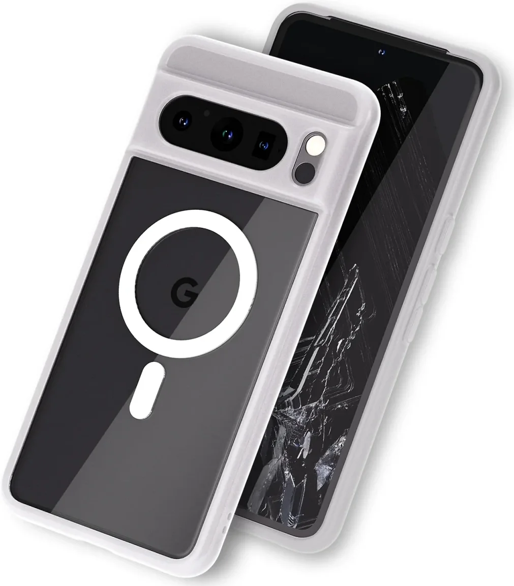 Whitestone Scope Case Google Pixel 8 Pro Hoesje MagSafe Wit afbeelding 1