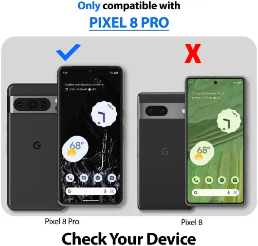 Whitestone Scope Case Google Pixel 8 Pro Hoesje MagSafe Zwart afbeelding 6