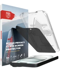 Rosso Apple iPhone 15 Plus Privacy Glass met Installatietray