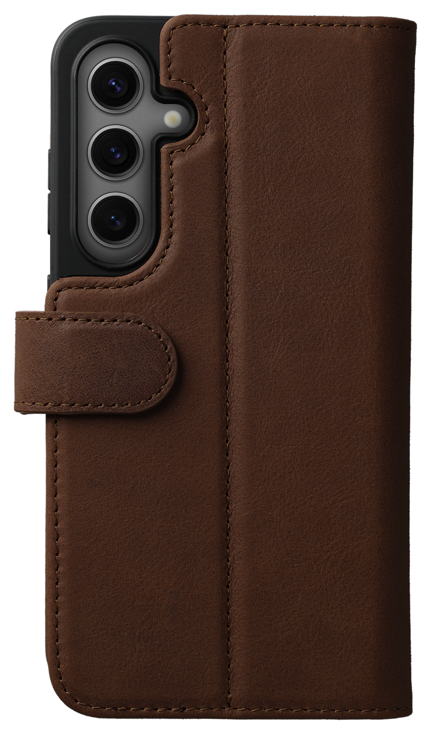 Rosso Elite Samsung Galaxy S24 Hoesje MagSafe Leer Bruin afbeelding 9