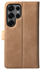 Rosso Elite Samsung Galaxy S24 Ultra Hoesje MagSafe Leer Lichtbruin afbeelding 9