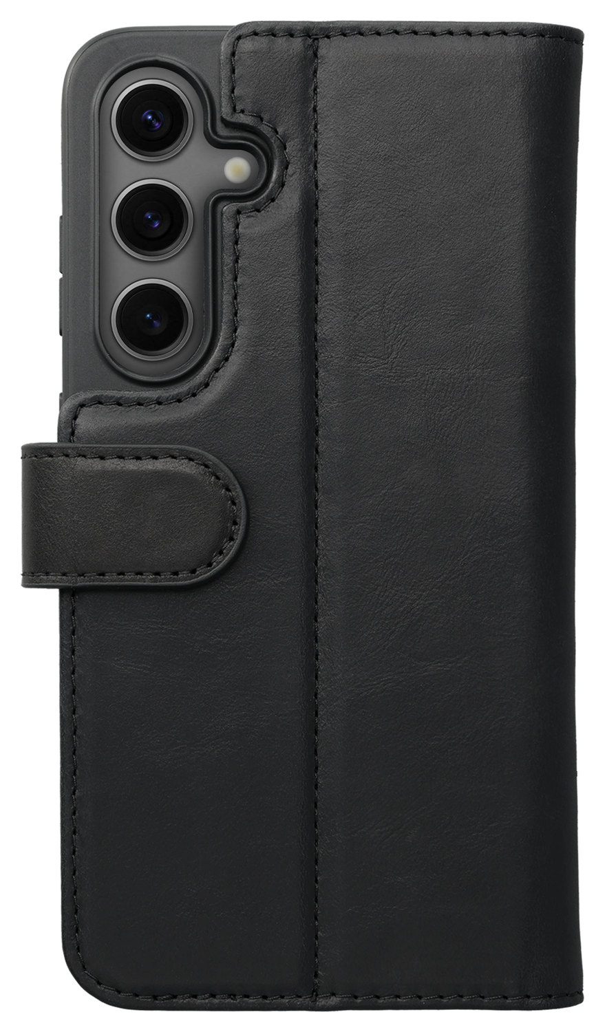 Rosso Elite Samsung Galaxy S24 Plus Hoesje MagSafe Leer Zwart afbeelding 9