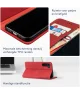 Rosso Element Samsung Galaxy S24 Hoesje Book Case Wallet Rood