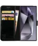 Rosso Element Samsung Galaxy S24 Ultra Hoesje Book Case Wallet Zwart