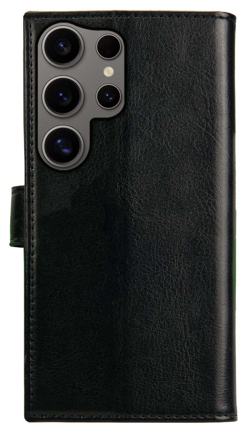 Rosso Element Samsung Galaxy S24 Ultra Hoesje Book Case Wallet Zwart afbeelding 2
