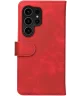Rosso Element Samsung Galaxy S24 Ultra Hoesje Book Case Wallet Rood