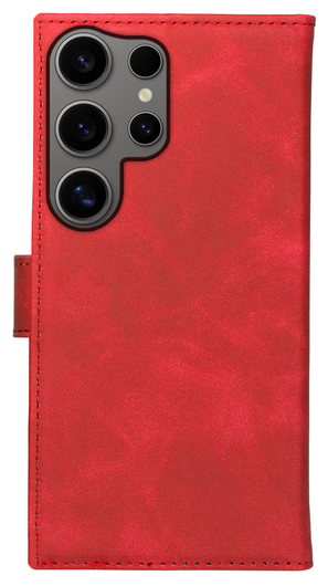 Rosso Element Samsung Galaxy S24 Ultra Hoesje Book Case Wallet Rood afbeelding 2
