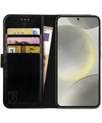 Rosso Element Samsung Galaxy S24 Plus Hoesje Book Case Wallet Zwart