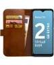 Rosso Element Nokia C12 Hoesje Book Case Wallet Bruin