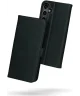 Rosso Deluxe Samsung Galaxy S24 Hoesje Echt Leer Book Case Zwart