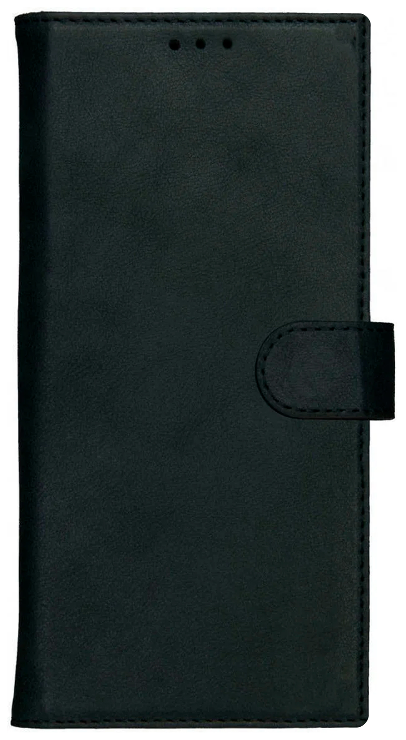 Rosso Deluxe Samsung Galaxy S24 Ultra Hoesje Echt Leer Book Case Zwart afbeelding 10