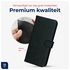 Rosso Deluxe Samsung Galaxy S24 Ultra Hoesje Echt Leer Book Case Zwart afbeelding 4